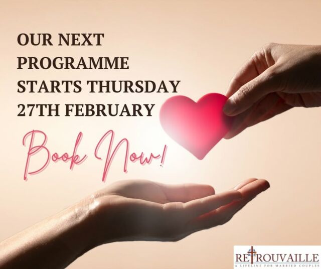 Spring program starts Feb 2025

Book now!

#marriagecare #marriagesupport #helpformarriage